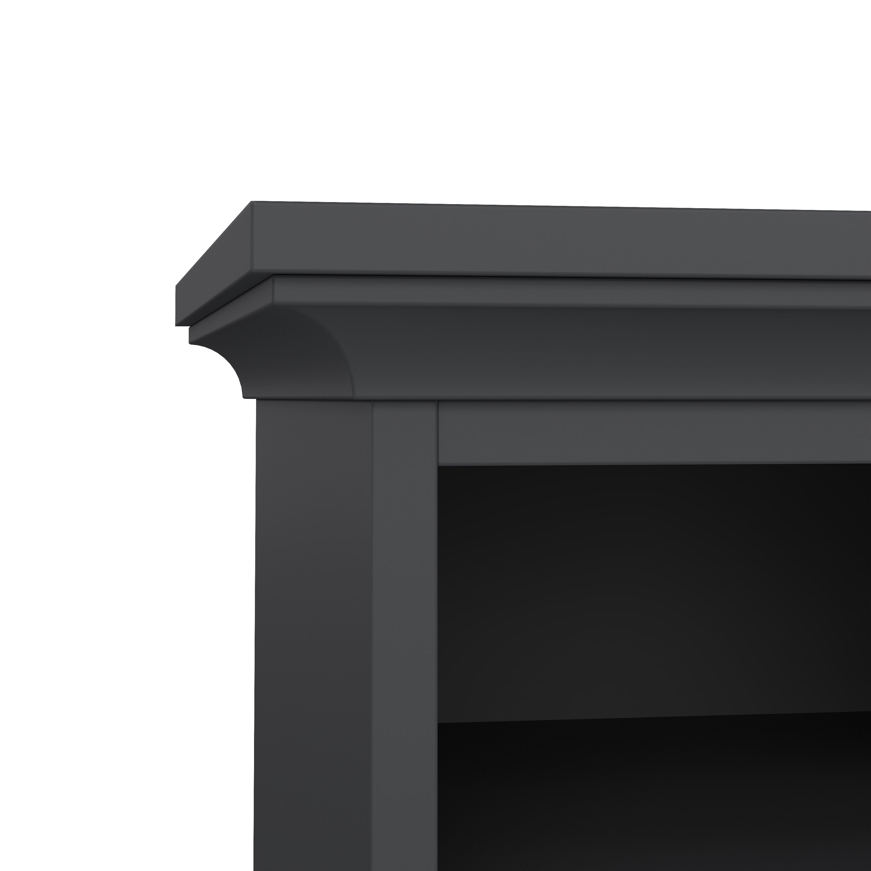 Paris Bedside 2 Drawers in Matt Grey – FTG, view 8