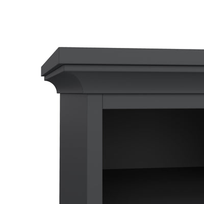 Paris Bedside 2 Drawers in Matt Grey – FTG, view 8
