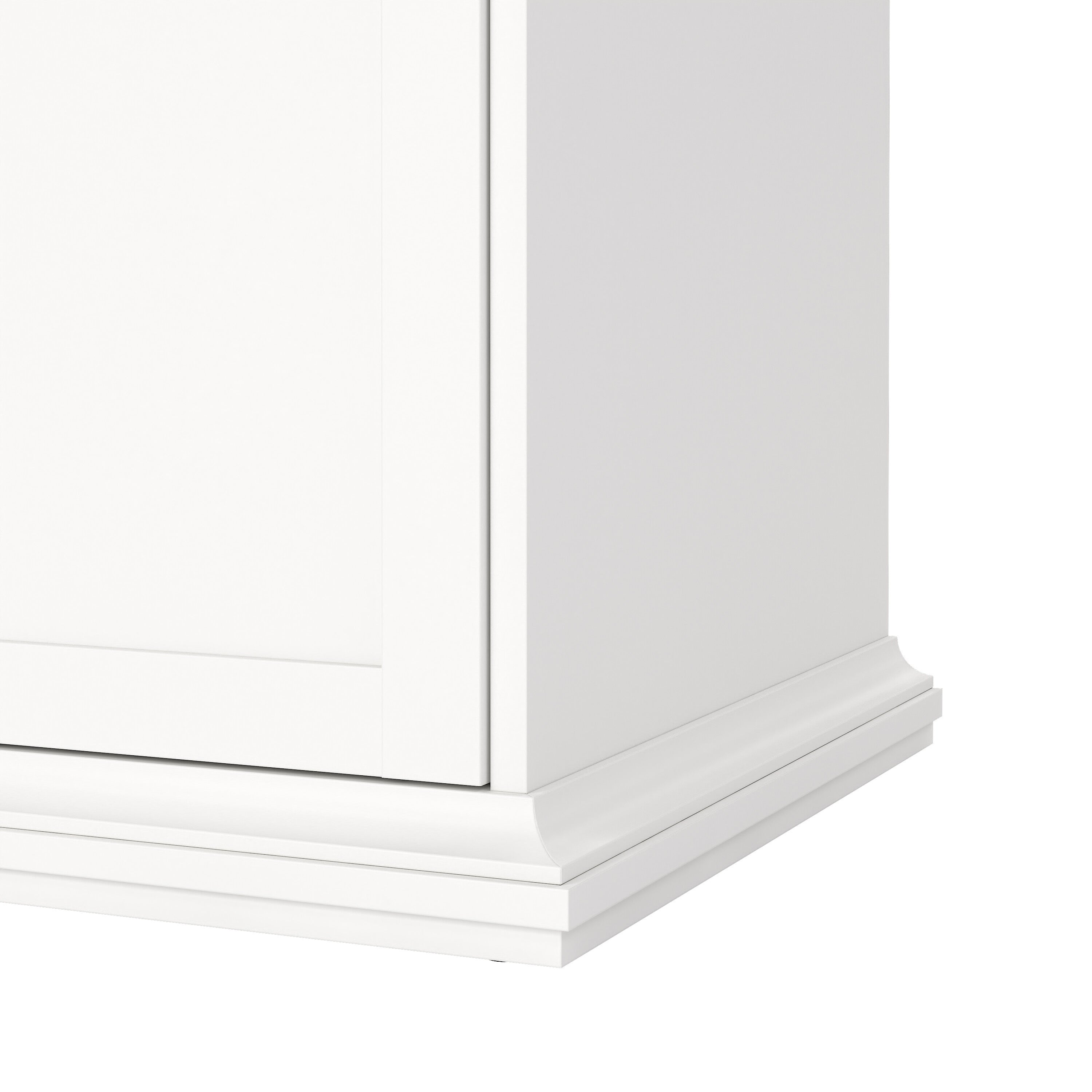 Paris Bedside 2 Drawers in Matt Grey – FTG, view 12