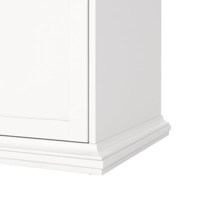 Paris Bedside 2 Drawers in Matt Grey – FTG, view 12