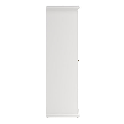 Paris Wardrobe with 2 Doors in White – FTG, view 4