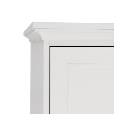 Paris Wardrobe with 2 Doors in White – FTG, view 9