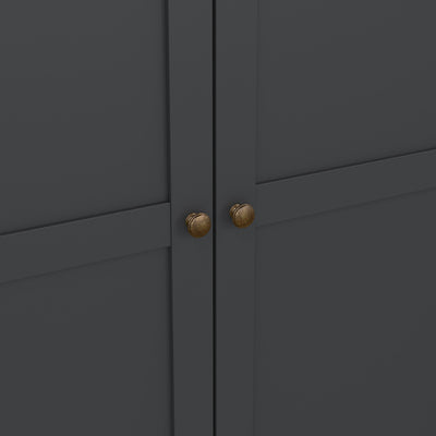Paris Chest of 4 Drawers in Matt Grey – FTG, view 10