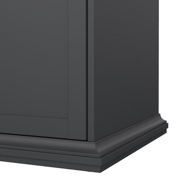 Paris Chest of 4 Drawers in Matt Grey – FTG, view 11