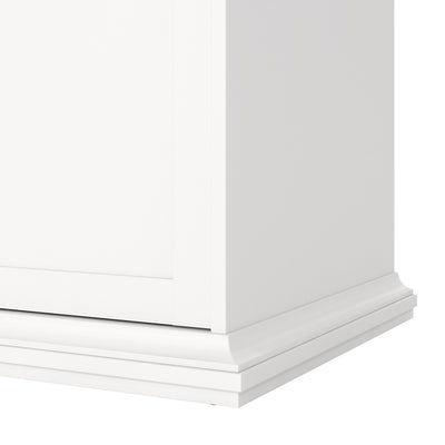 Paris Wardrobe with 2 Doors in Matt Grey – FTG, view 11