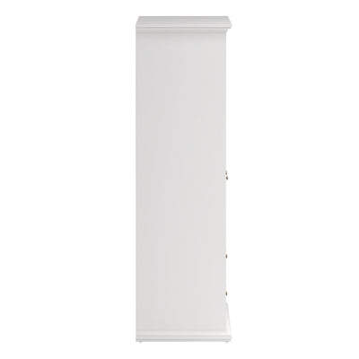 Paris Wardrobe with 4 Doors and 2 Drawers in White – FTG, view 4