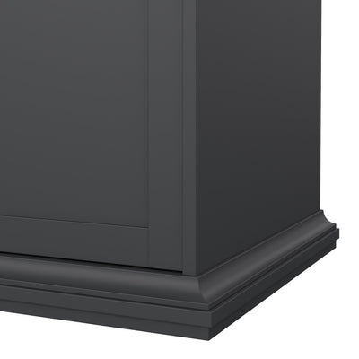 Paris Chest of 6 Drawers in Matt Grey – FTG, view 10