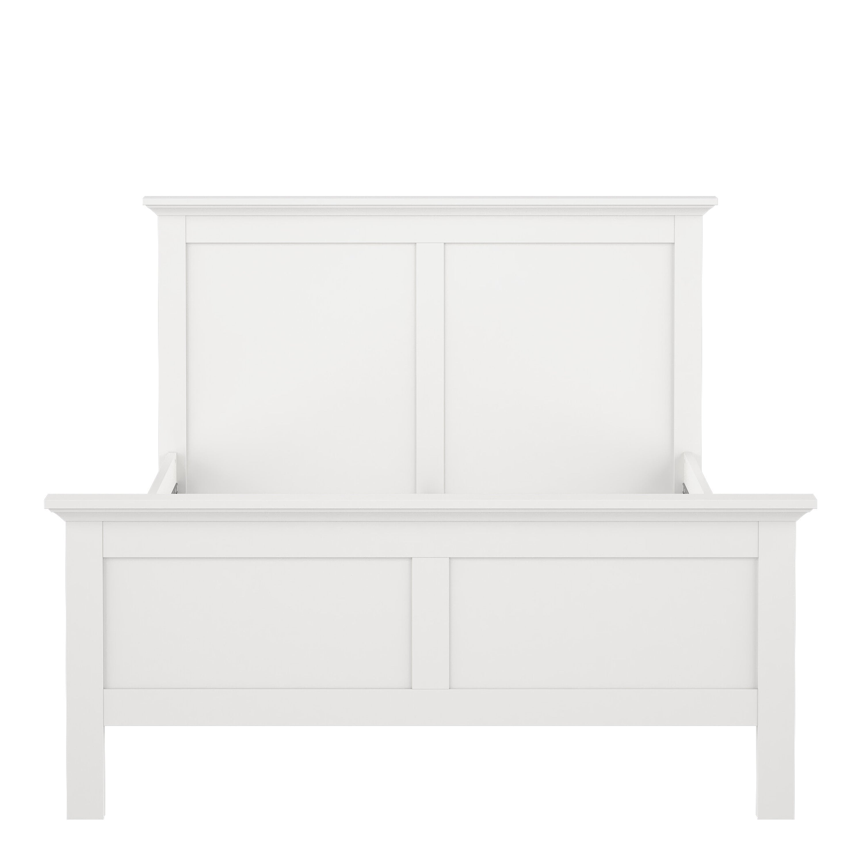 Paris Double Bed (140 x 200) in White – FTG, view 3