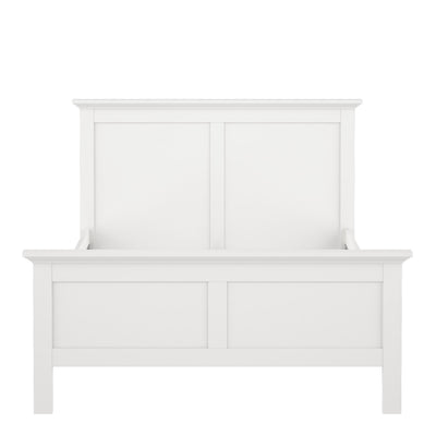 Paris Double Bed (140 x 200) in White – FTG, view 3