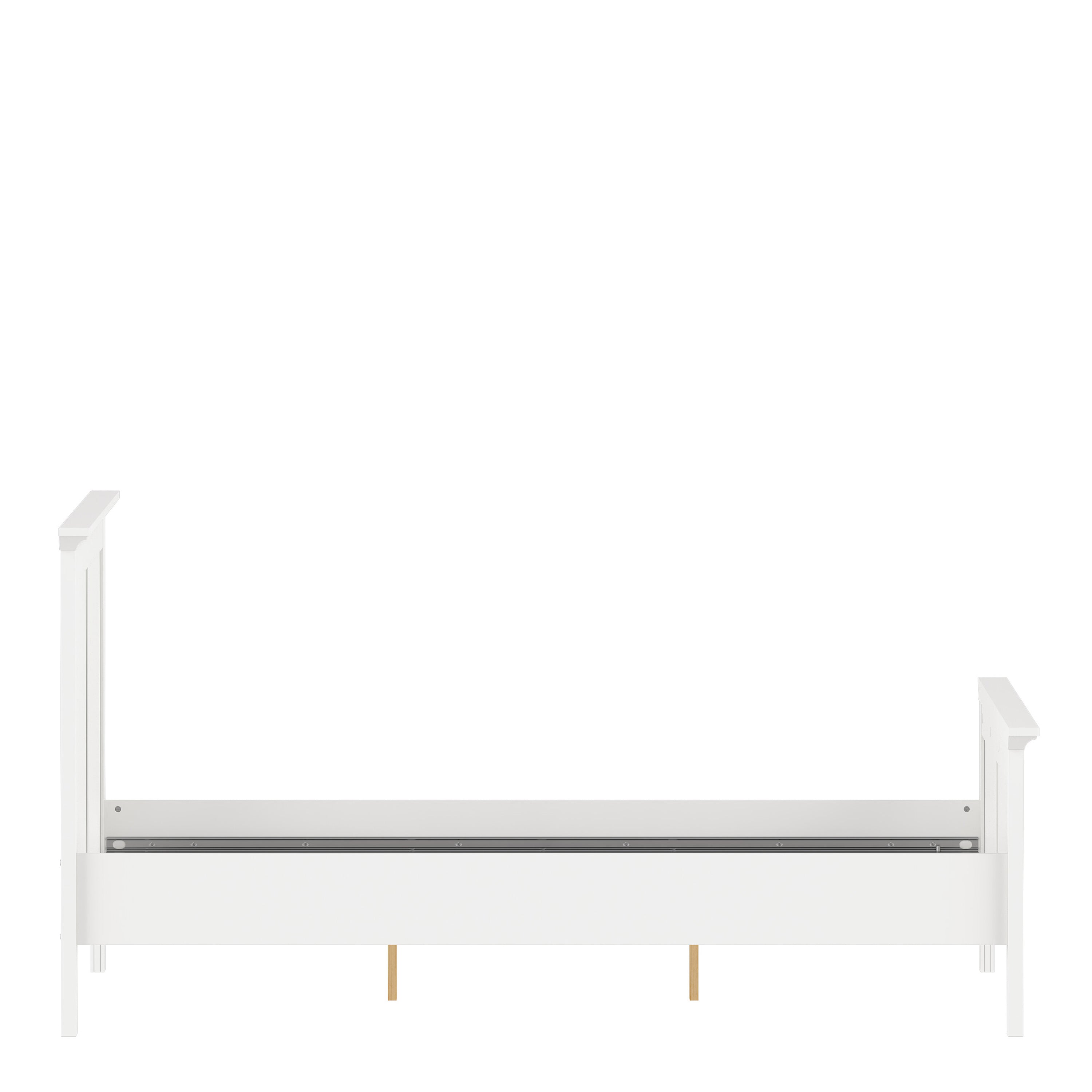 Paris Double Bed (140 x 200) in White – FTG, view 5