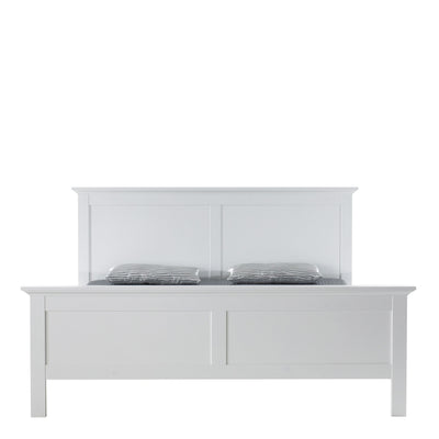 Paris Super King Bed (180 x 200) in White – FTG, view 6