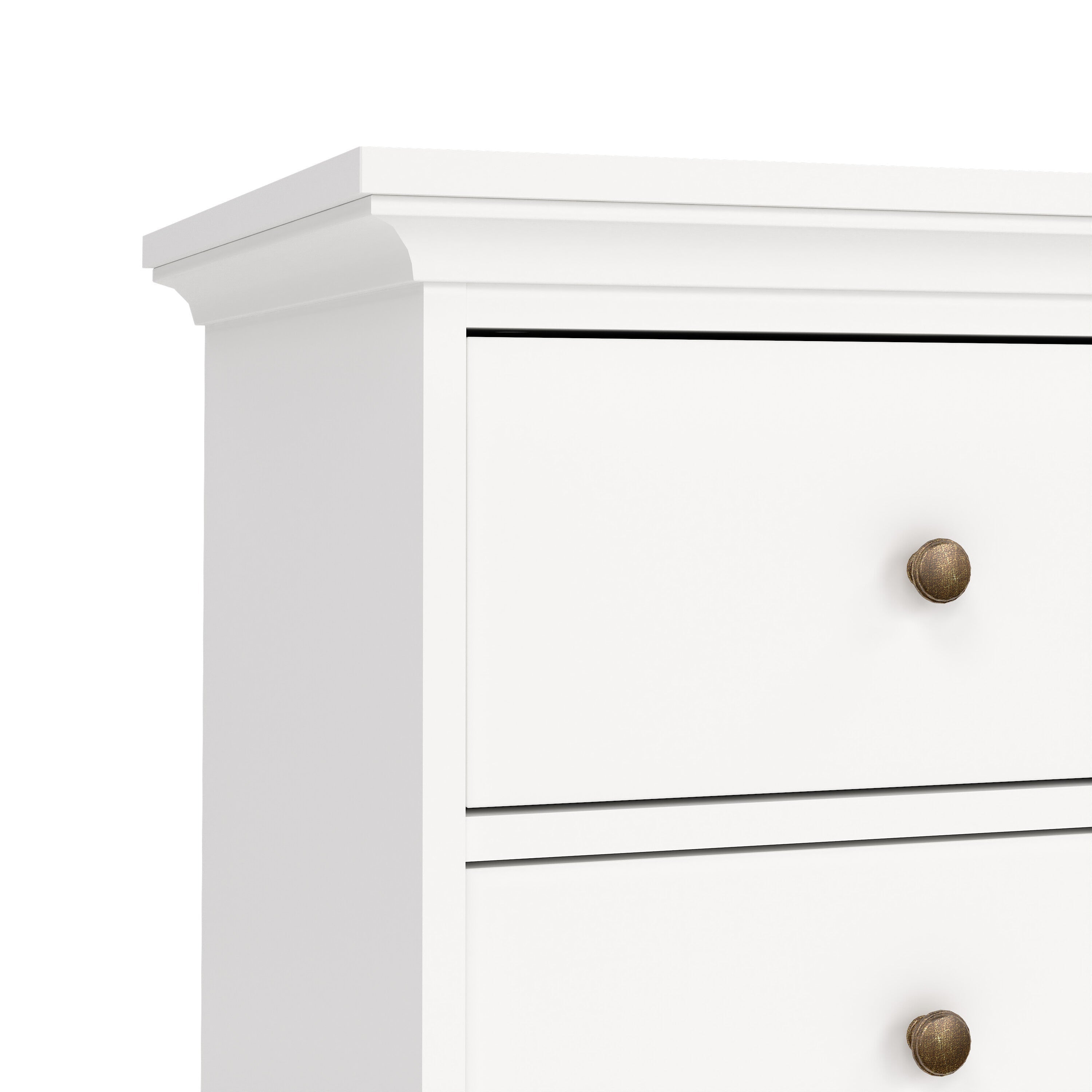 Paris Double Bed (140 x 200) in White – FTG, view 10