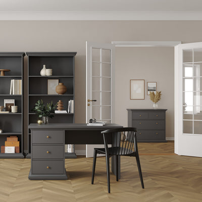 Paris Chest of 4 Drawers in Matt Grey – FTG, view 7