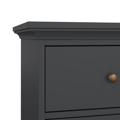 Paris Nightstand 1 Door + 1 Drawer in Matt Grey – FTG, view 10