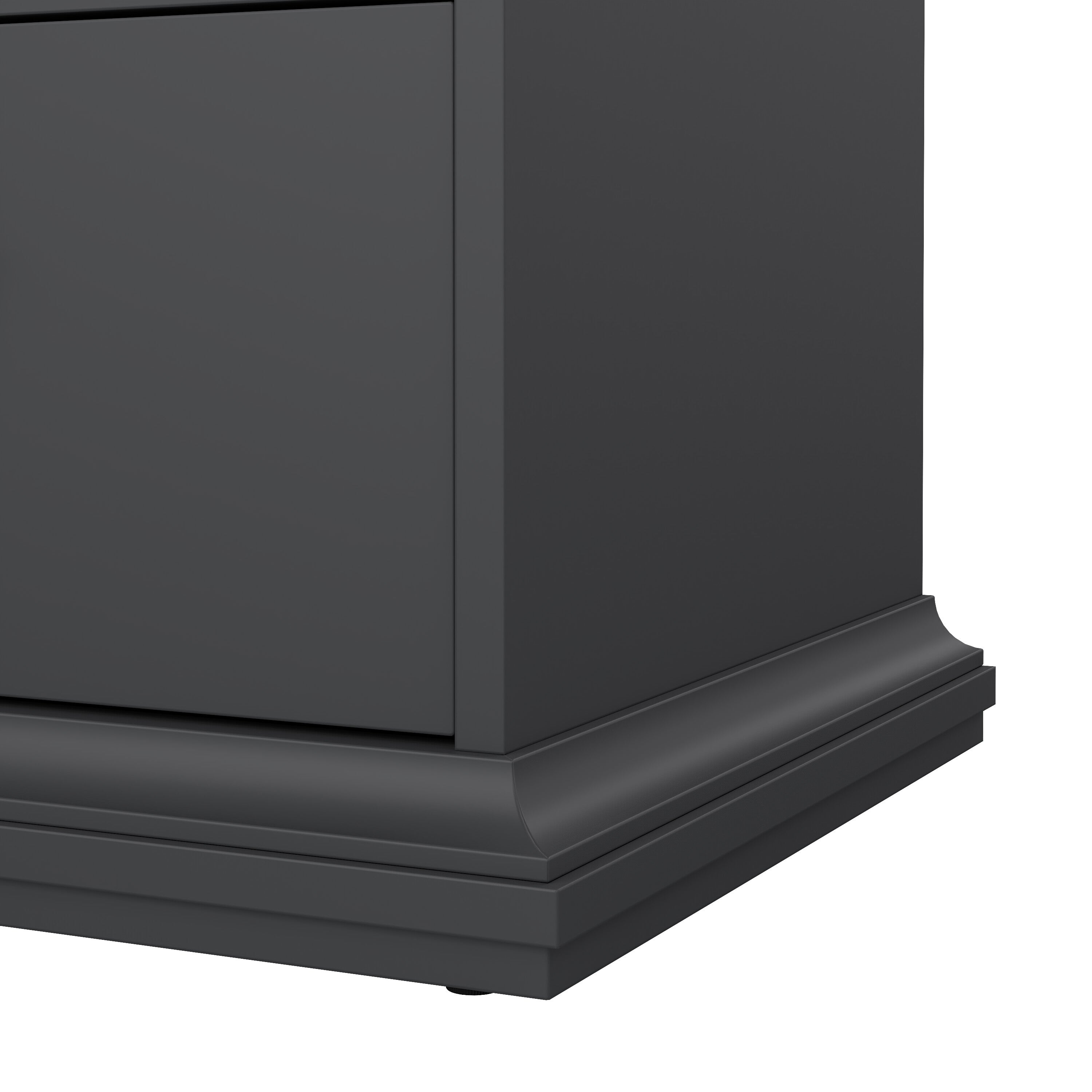 Paris Nightstand 1 Door + 1 Drawer in Matt Grey – FTG, view 12