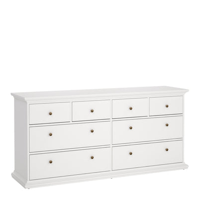 Paris Chest of 8 Drawers in White – FTG