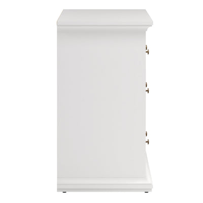 Paris Chest of 8 Drawers in White – FTG, view 4