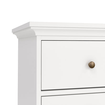 Paris Chest of 8 Drawers in White – FTG, view 9