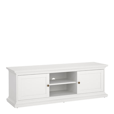 Paris TV-unit 2 frame Doors in White – FTG