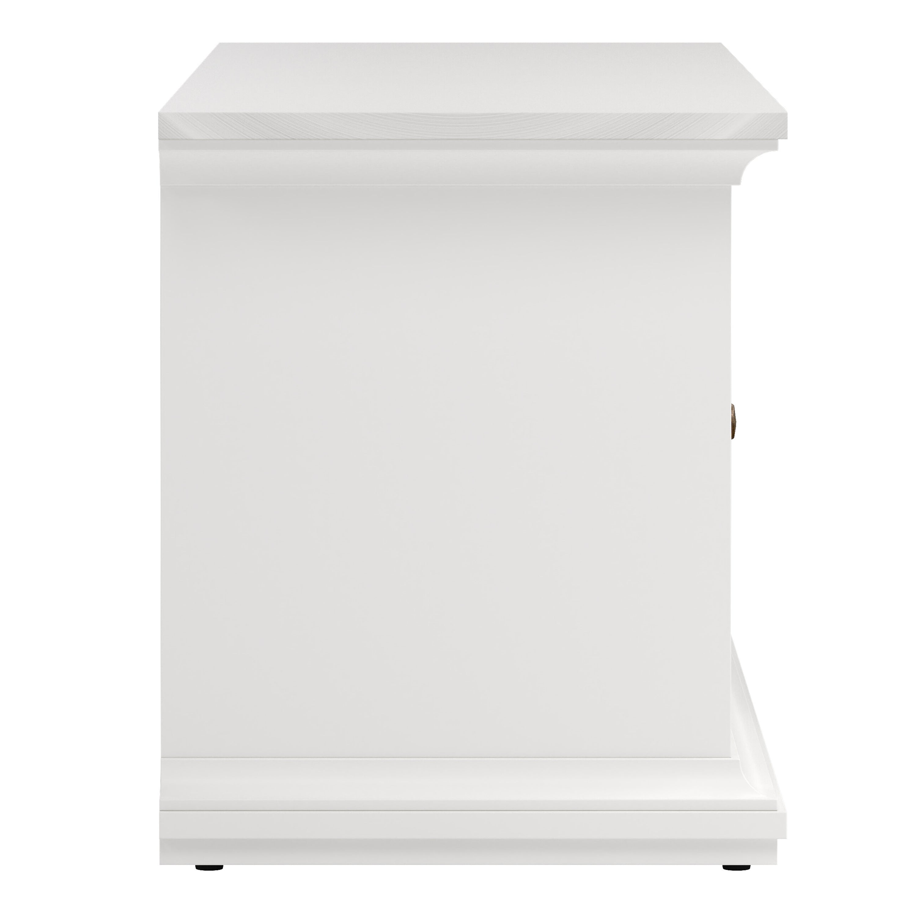 Paris TV-unit 2 frame Doors in White – FTG, view 4