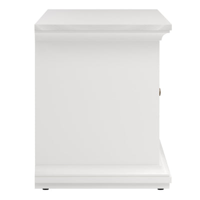 Paris TV-unit 2 frame Doors in White – FTG, view 4