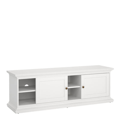 Paris TV-unit 2 frame Doors in White – FTG, view 5