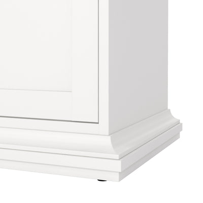 Paris TV-unit 2 frame Doors in White – FTG, view 9