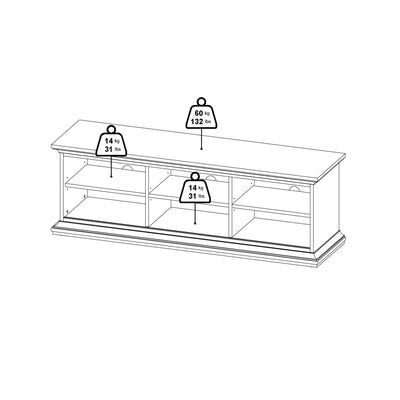 Paris China cabinet in Matt Grey – FTG, view 12