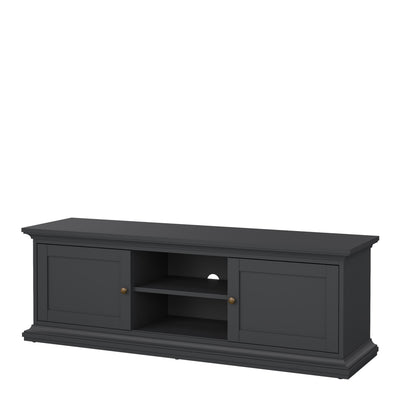 Paris TV-unit 2 frame Doors in Matt Grey – FTG