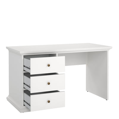 Paris Desk in White – FTG, view 5