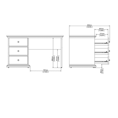 Paris Tall Bookcase in Matt Grey – FTG, view 9