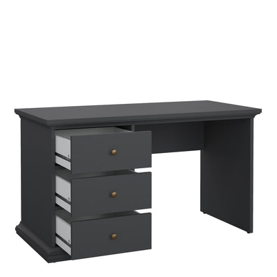 Paris Desk in Matt Grey – FTG, view 5