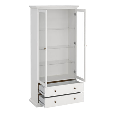 Paris China cabinet in White – FTG, view 5