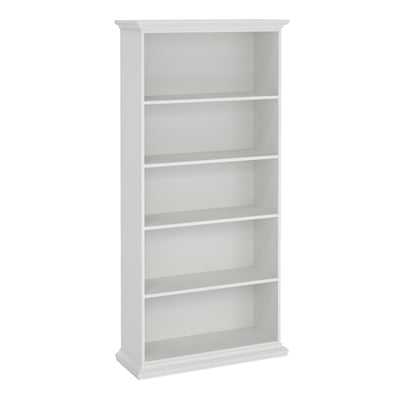 Paris Tall Bookcase in White – FTG