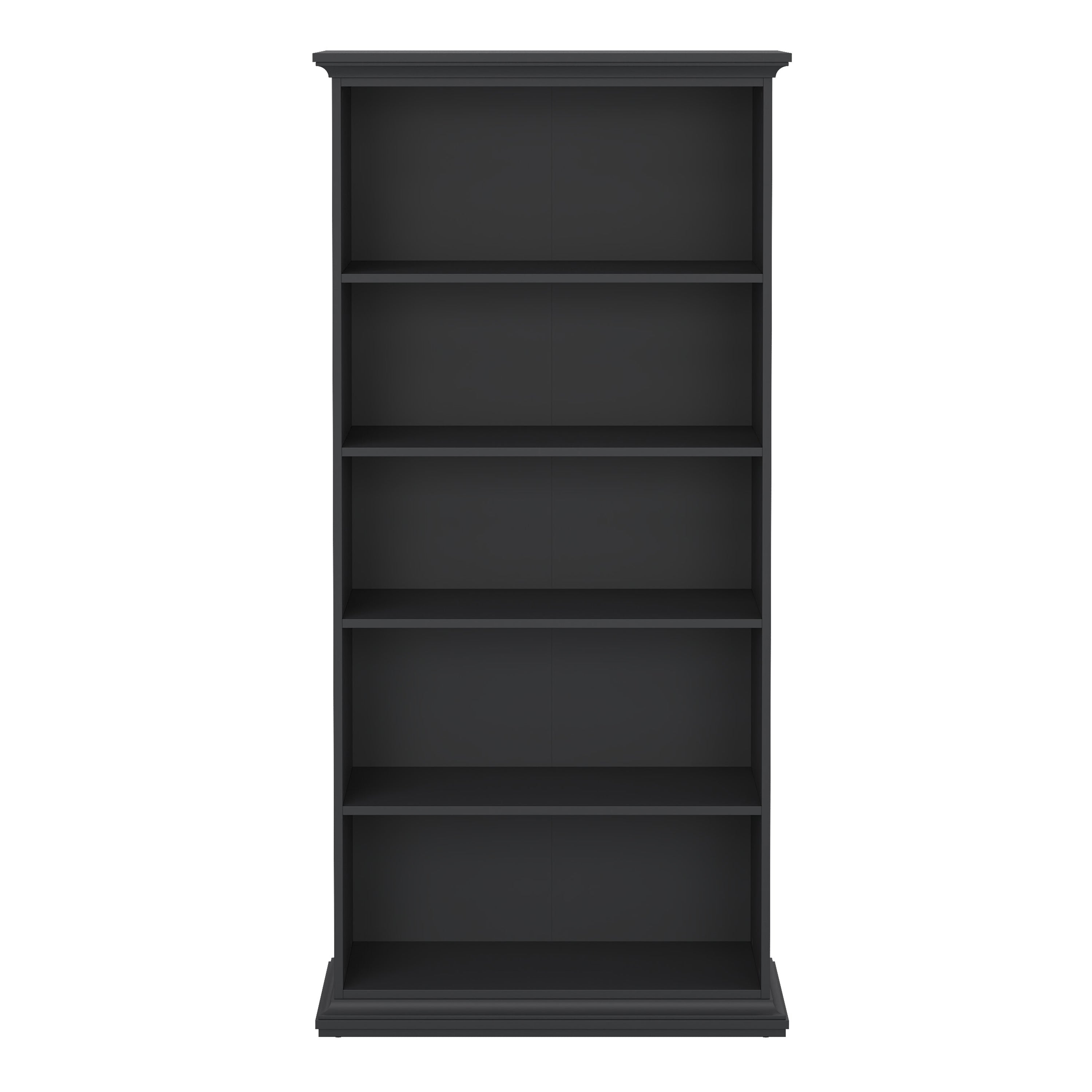 Paris Tall Bookcase in Matt Grey – FTG, view 2