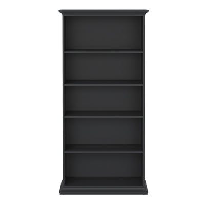 Paris Tall Bookcase in Matt Grey – FTG, view 2