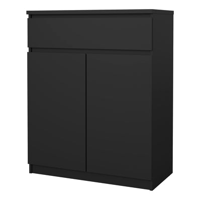 Naia Sideboard - 1 Drawer 2 Doors in Black Matt – FTG, view 3