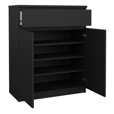 Naia Sideboard - 1 Drawer 2 Doors in Black Matt – FTG, view 4