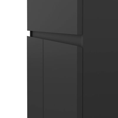 Naia Sideboard - 1 Drawer 2 Doors in Black Matt – FTG, view 7
