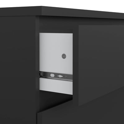 Naia Chest of 3 Drawers in Black Matt – FTG, view 7