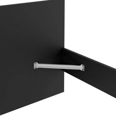Naia Single Bed 3ft (90 x 190) in Black Matt – FTG, view 10