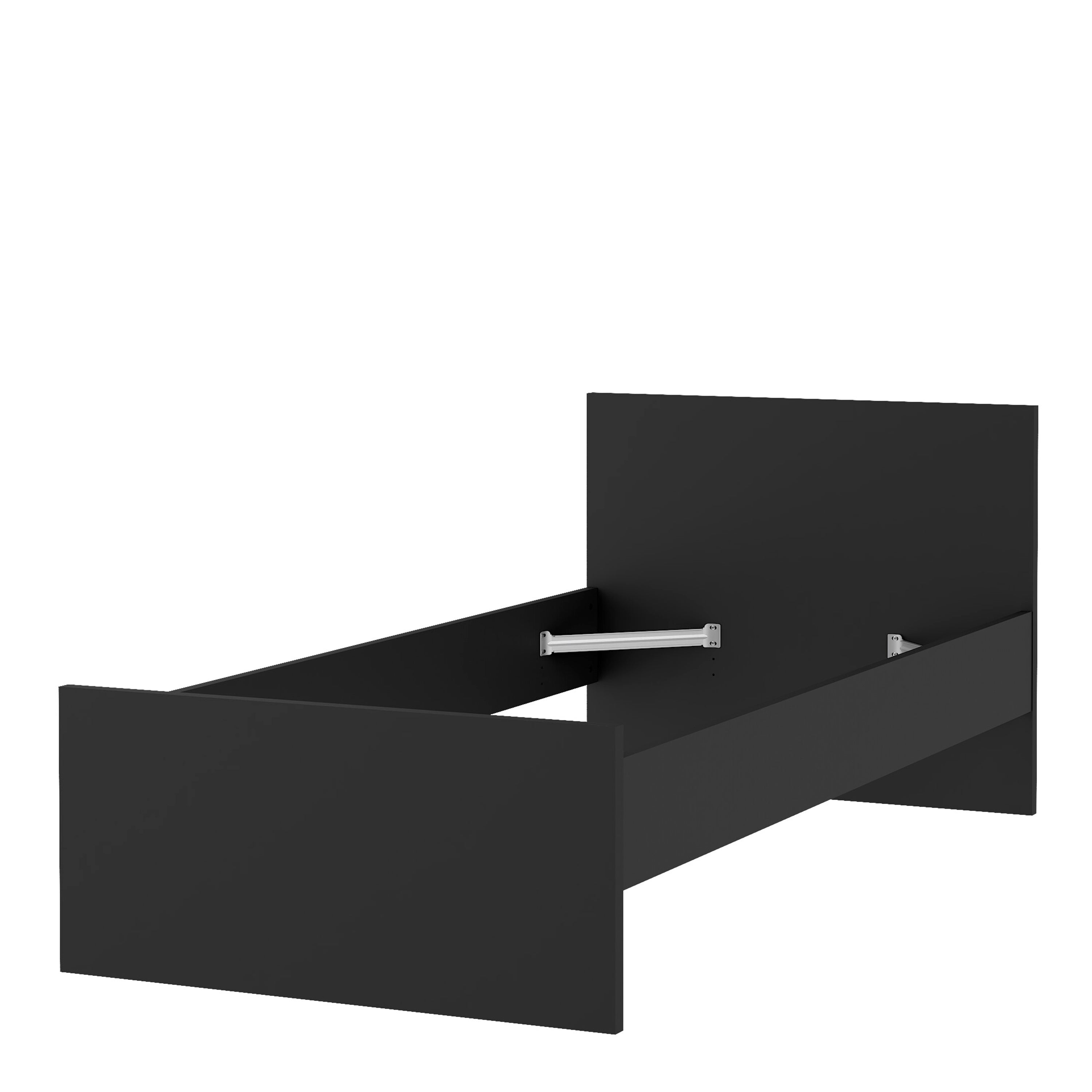 Naia Single Bed 3ft (90 x 190) in Black Matt – FTG, view 5