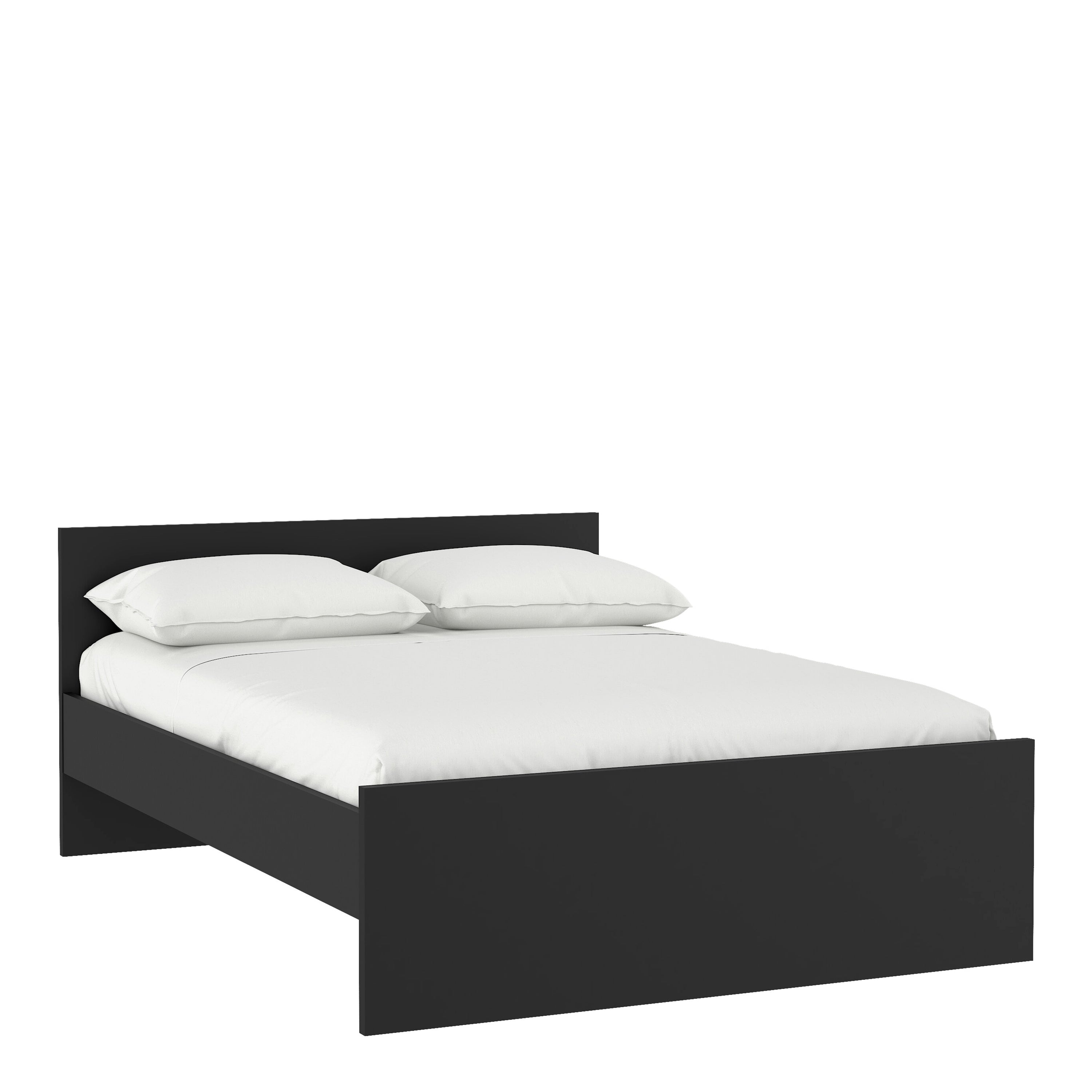 Naia Double Bed 4ft6 (140 x 190) in Black Matt – FTG