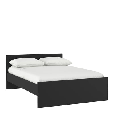 Naia Double Bed 4ft6 (140 x 190) in Black Matt – FTG