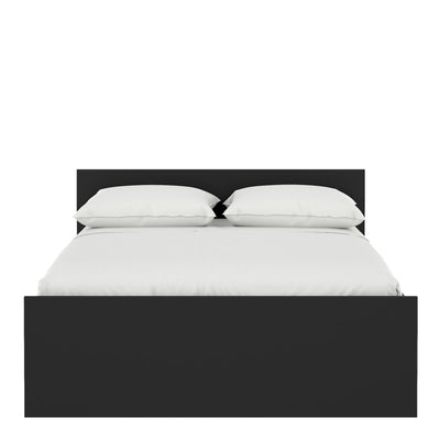 Naia Double Bed 4ft6 (140 x 190) in Black Matt – FTG, view 2