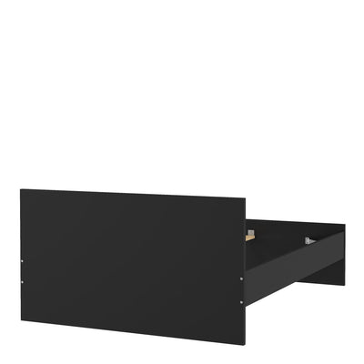 Naia Double Bed 4ft6 (140 x 190) in Black Matt – FTG, view 6