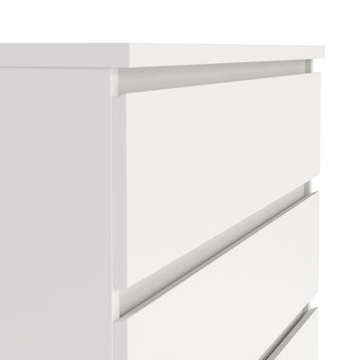 Naia Chest of 5 Drawers in White – FTG, view 9