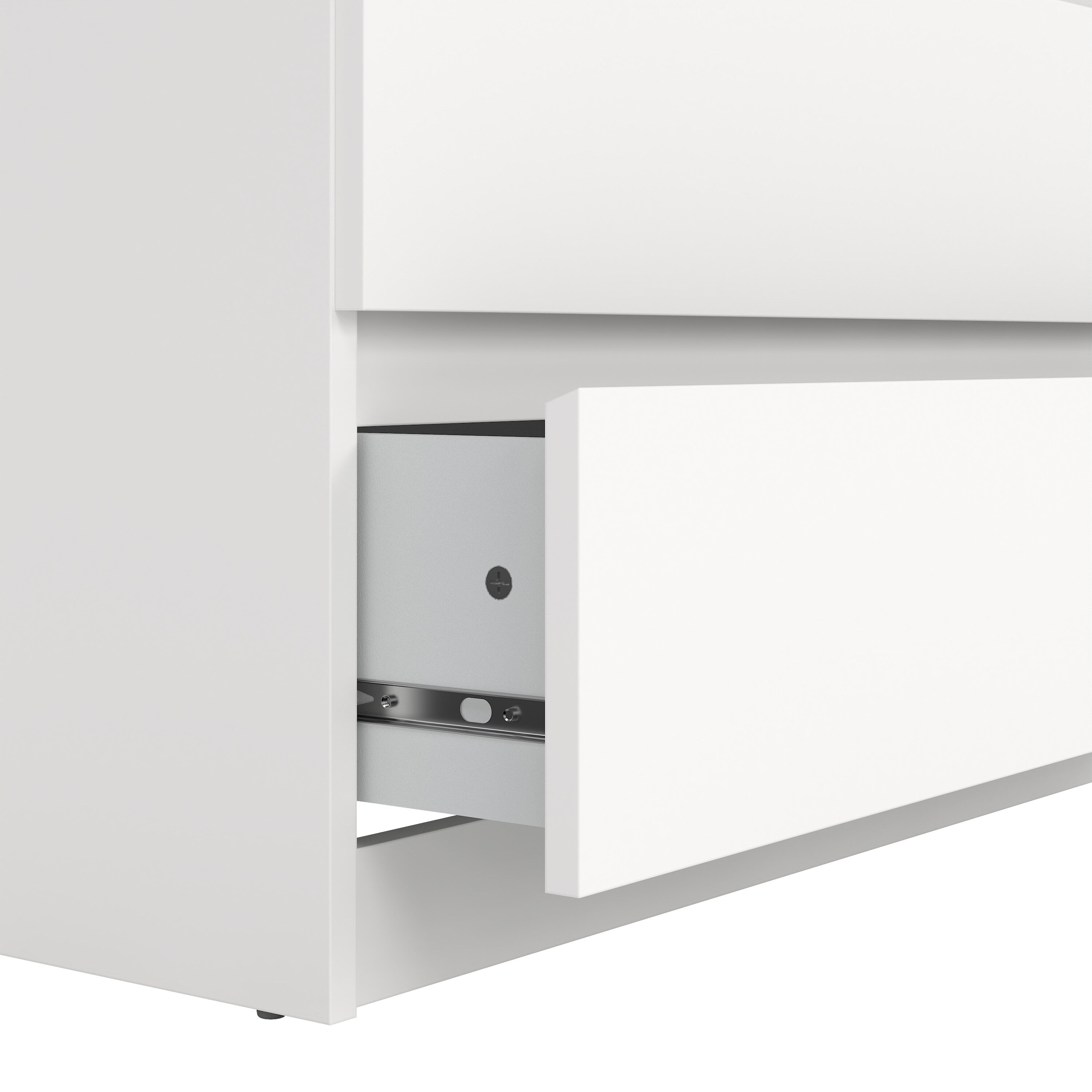 Naia Chest of 5 Drawers in White – FTG, view 10