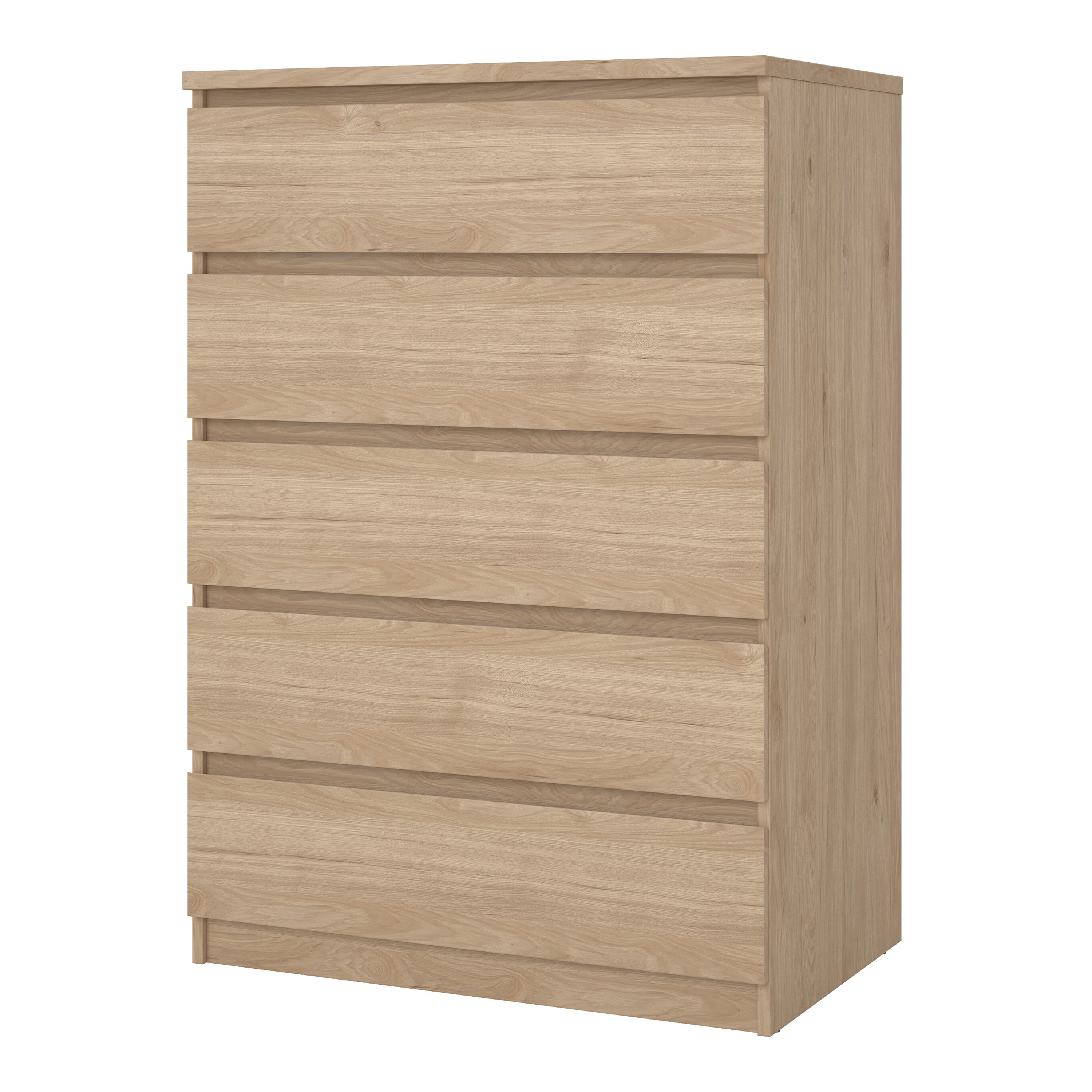 Naia Chest of 5 Drawers in Jackson Hickory Oak – FTG, view 3