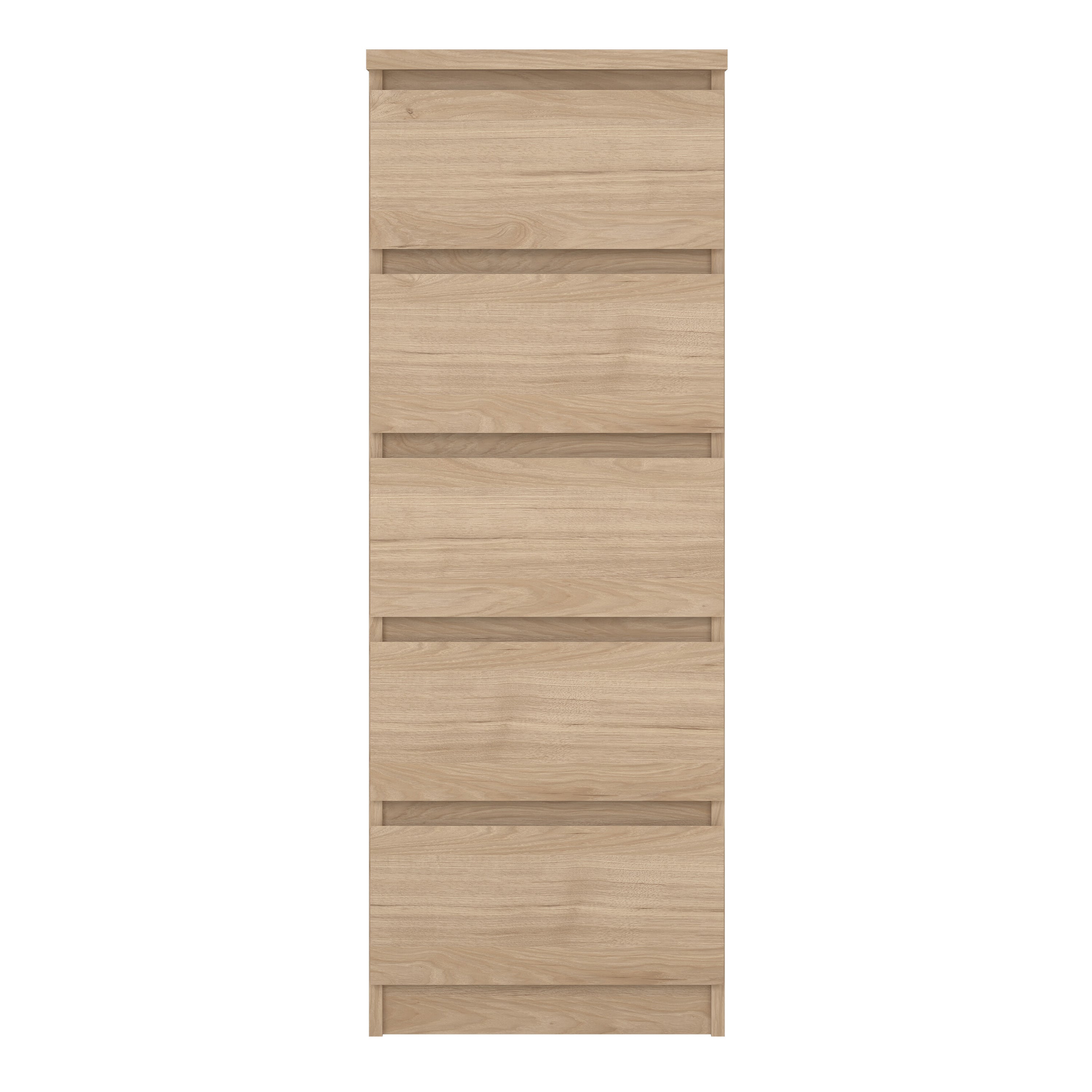 Naia Narrow Chest of 5 Drawers in Jackson Hickory Oak – FTG, view 9